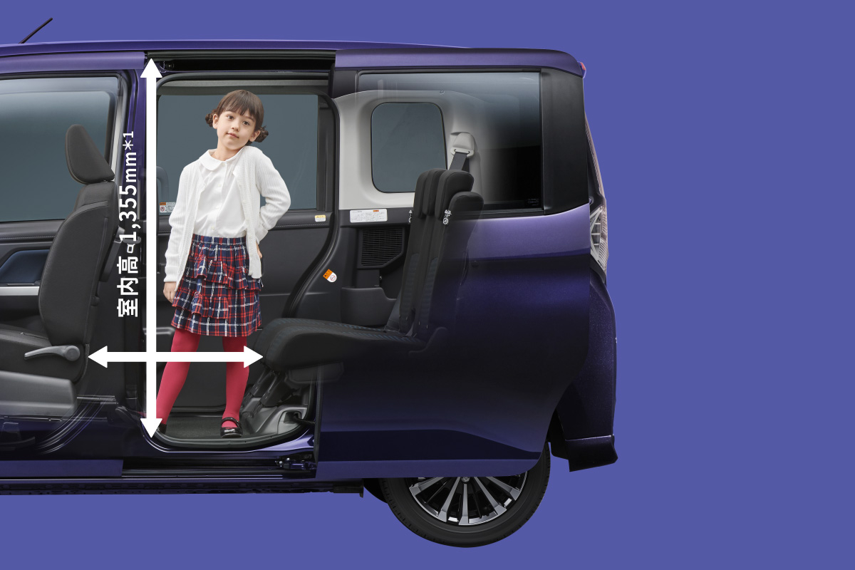 ルーミー | 特長 | トヨタ車のことなら、大阪トヨタNorth